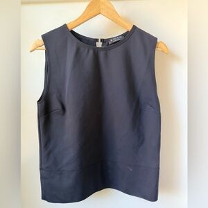 SHAN Canada Scuba Knit Tank Top Summer Boxy Baggy Oversized Basic Classic‎ 6